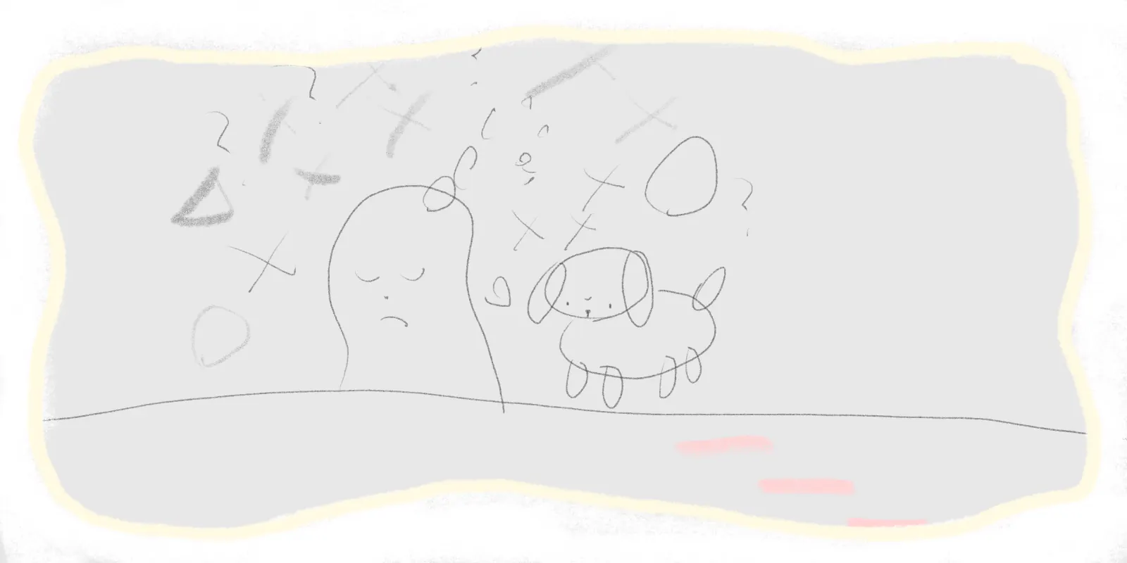 ラフスケッチのイラスト