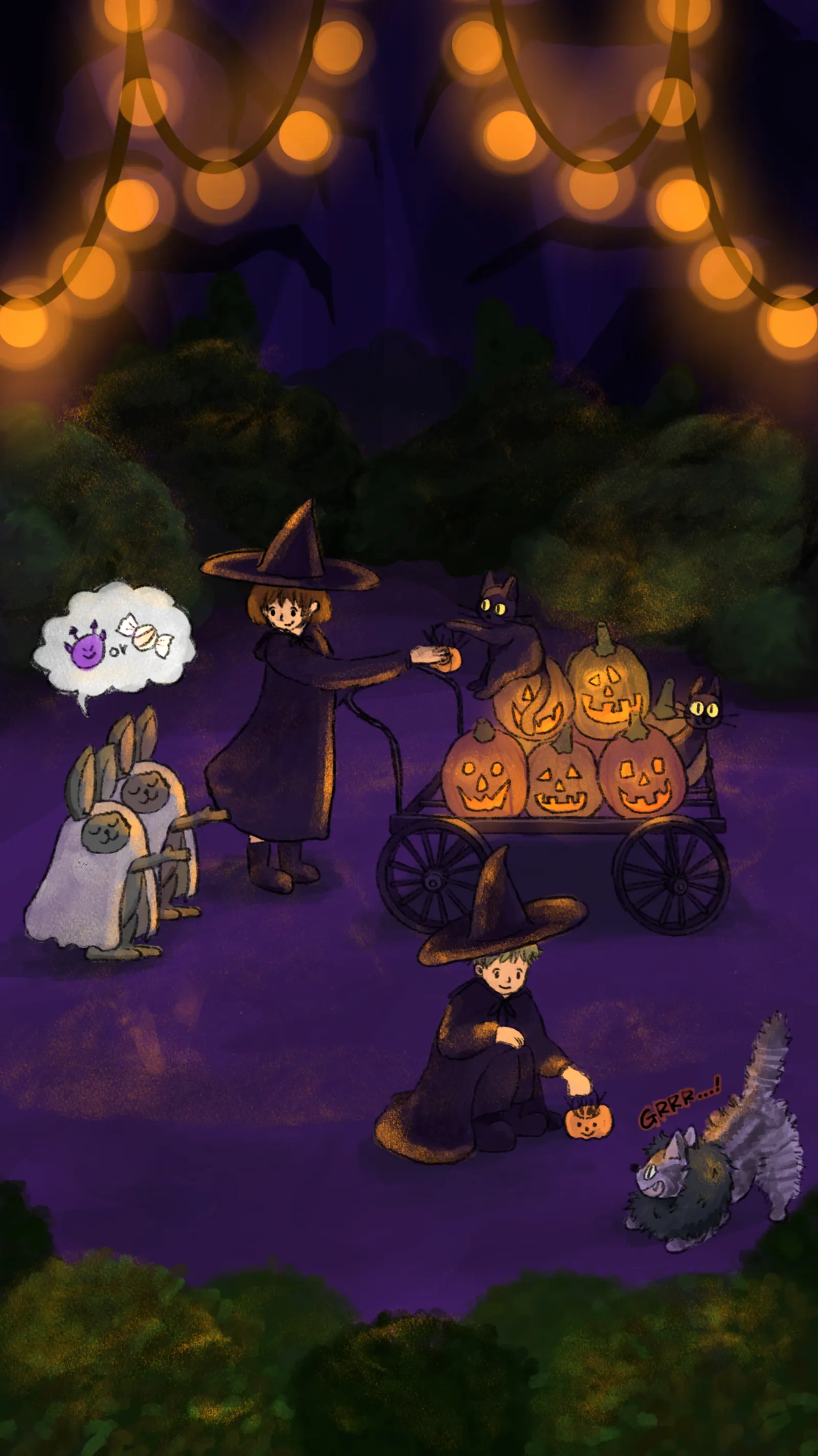 ハロウィンをテーマにした作品